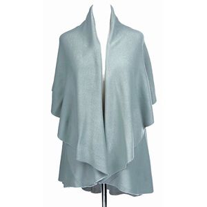 Light Blue Shawl Vest